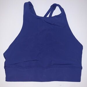 LULULEMON ENERGY HIGH NECK LONG LINE SPORTS BRA - SIZE 6